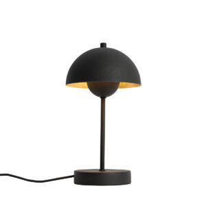 Retro table lamp black with gold - Magnax Mini