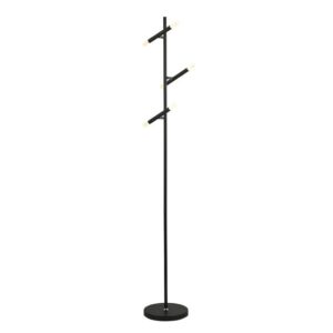 Wands LED 3 Lights Floor Lamp In Matt Black